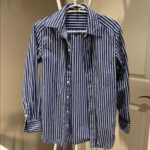 Men's Blue Striped Shirt